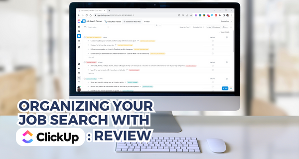 Organizing Your Job Search With ClickUp: Review