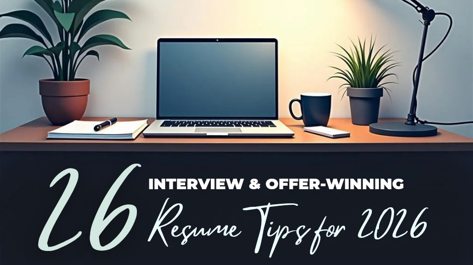26 Interview and Offer-winning Resume Tips for 2026 and Beyond