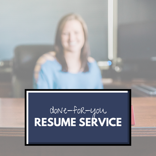 Done-for-you Resume Service
